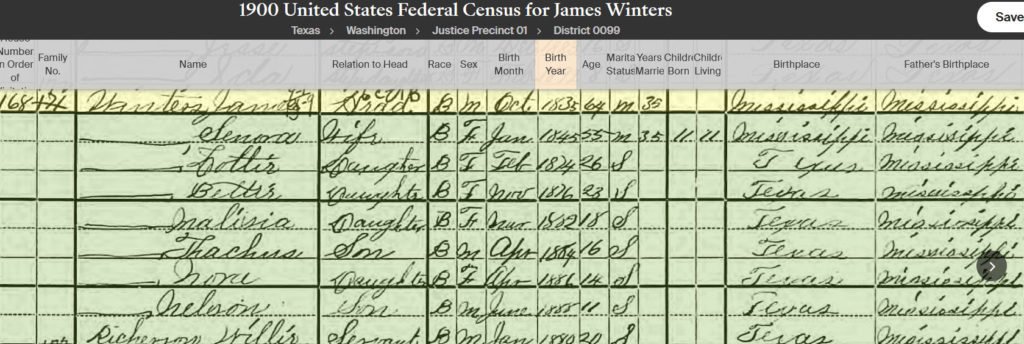 1900 Census